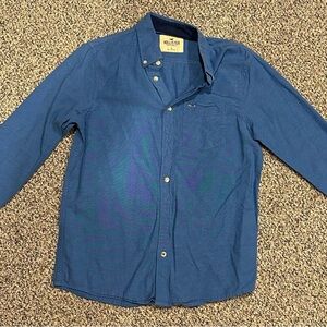 Men’s Hollister Casual Collared Button Down Shirt - Size Small